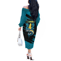 The Bahamas 242 Day Off The Shoulder Long Sleeve Dress Bahamian Independence Anniversary