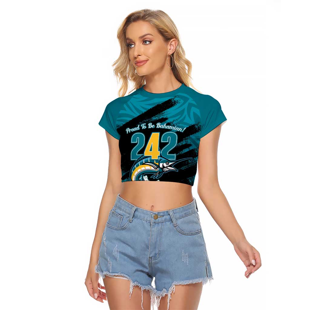 The Bahamas 242 Day Raglan Cropped T Shirt Bahamian Independence Anniversary