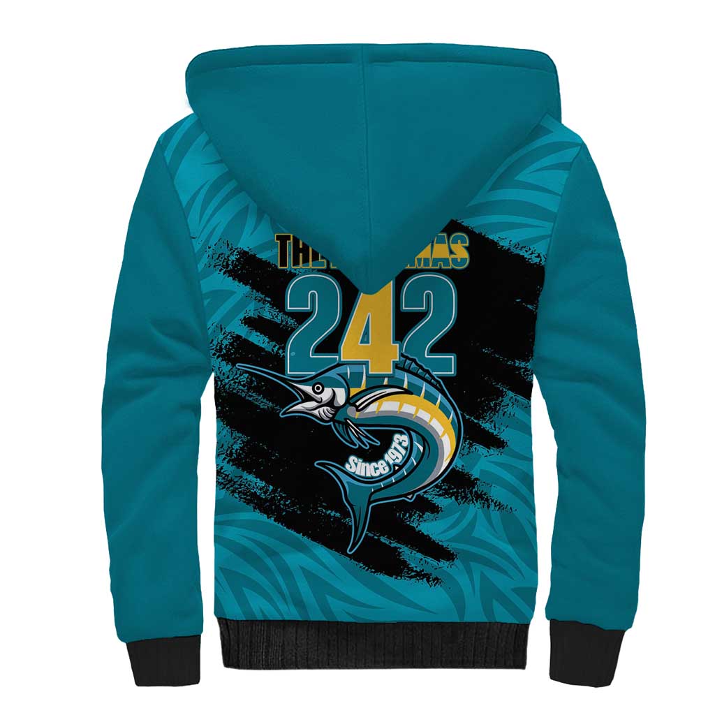 The Bahamas 242 Day Sherpa Hoodie Bahamian Independence Anniversary