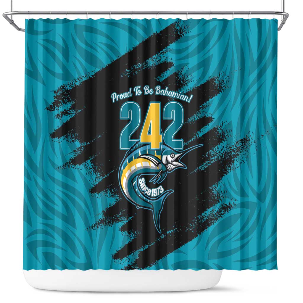 The Bahamas 242 Day Shower Curtain Bahamian Independence Anniversary