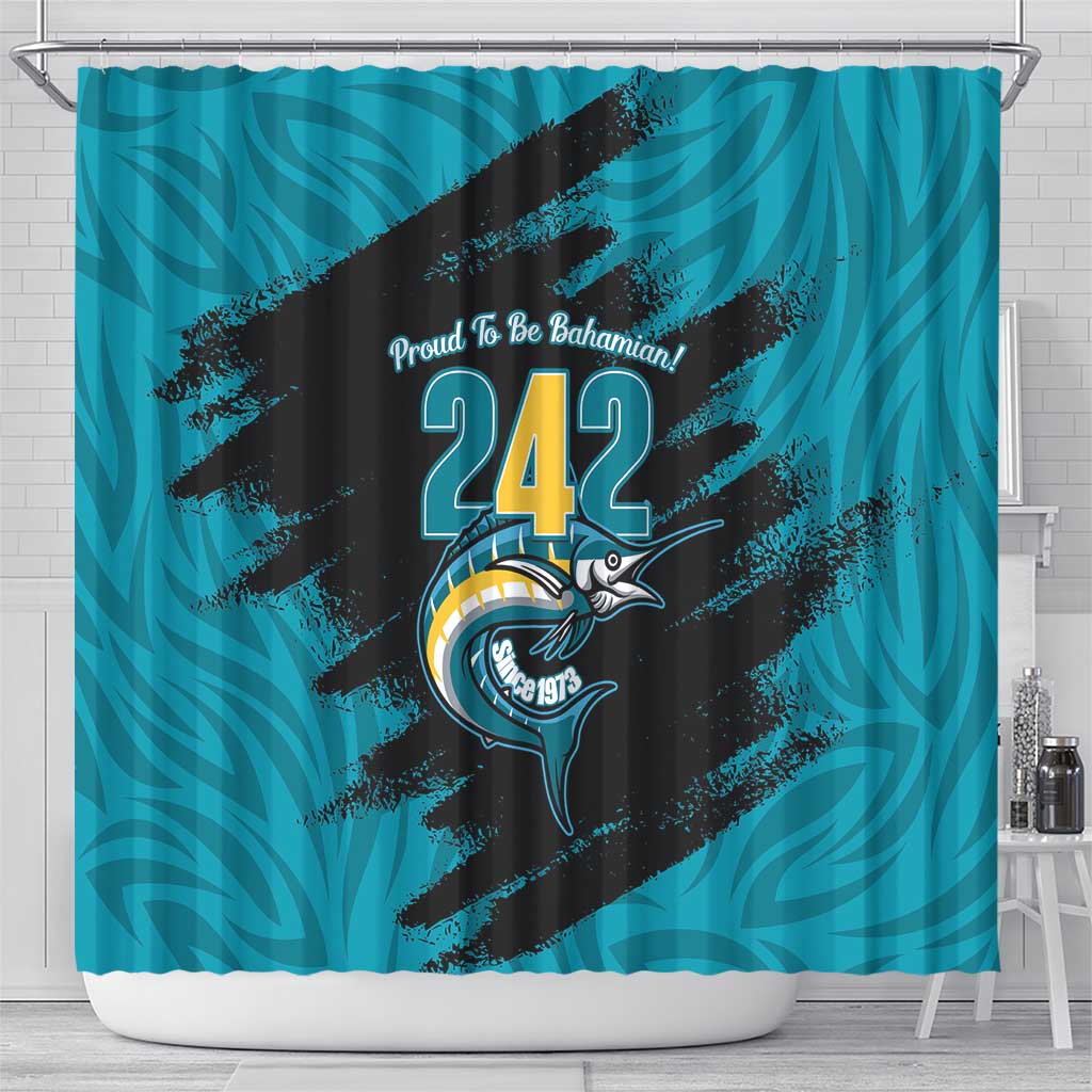 The Bahamas 242 Day Shower Curtain Bahamian Independence Anniversary