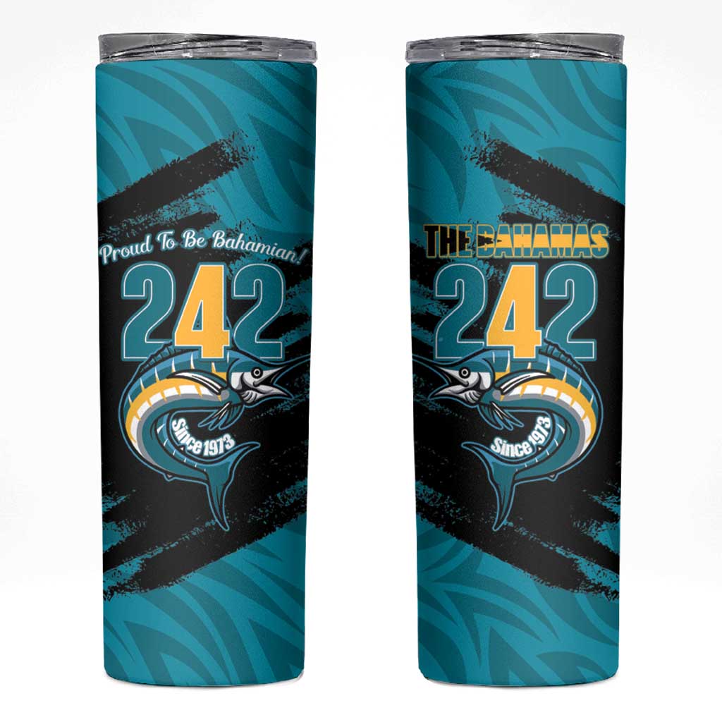 The Bahamas 242 Day Skinny Tumbler Bahamian Independence Anniversary