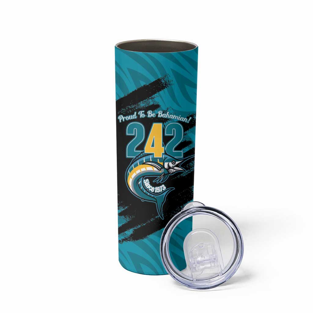 The Bahamas 242 Day Skinny Tumbler Bahamian Independence Anniversary