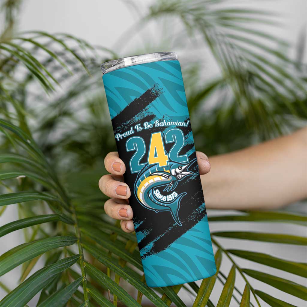 The Bahamas 242 Day Skinny Tumbler Bahamian Independence Anniversary