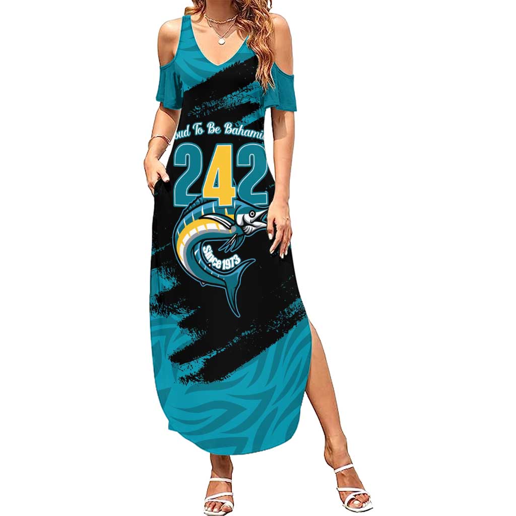 The Bahamas 242 Day Summer Maxi Dress Bahamian Independence Anniversary