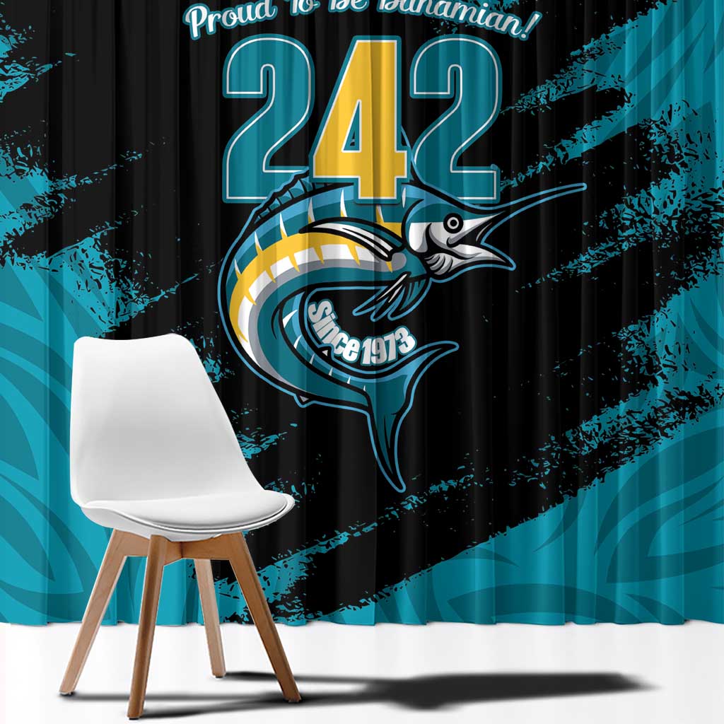 The Bahamas 242 Day Window Curtain Bahamian Independence Anniversary