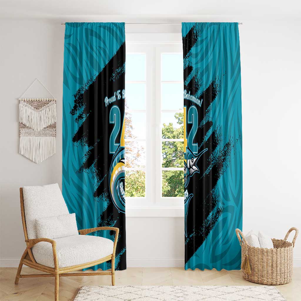 The Bahamas 242 Day Window Curtain Bahamian Independence Anniversary