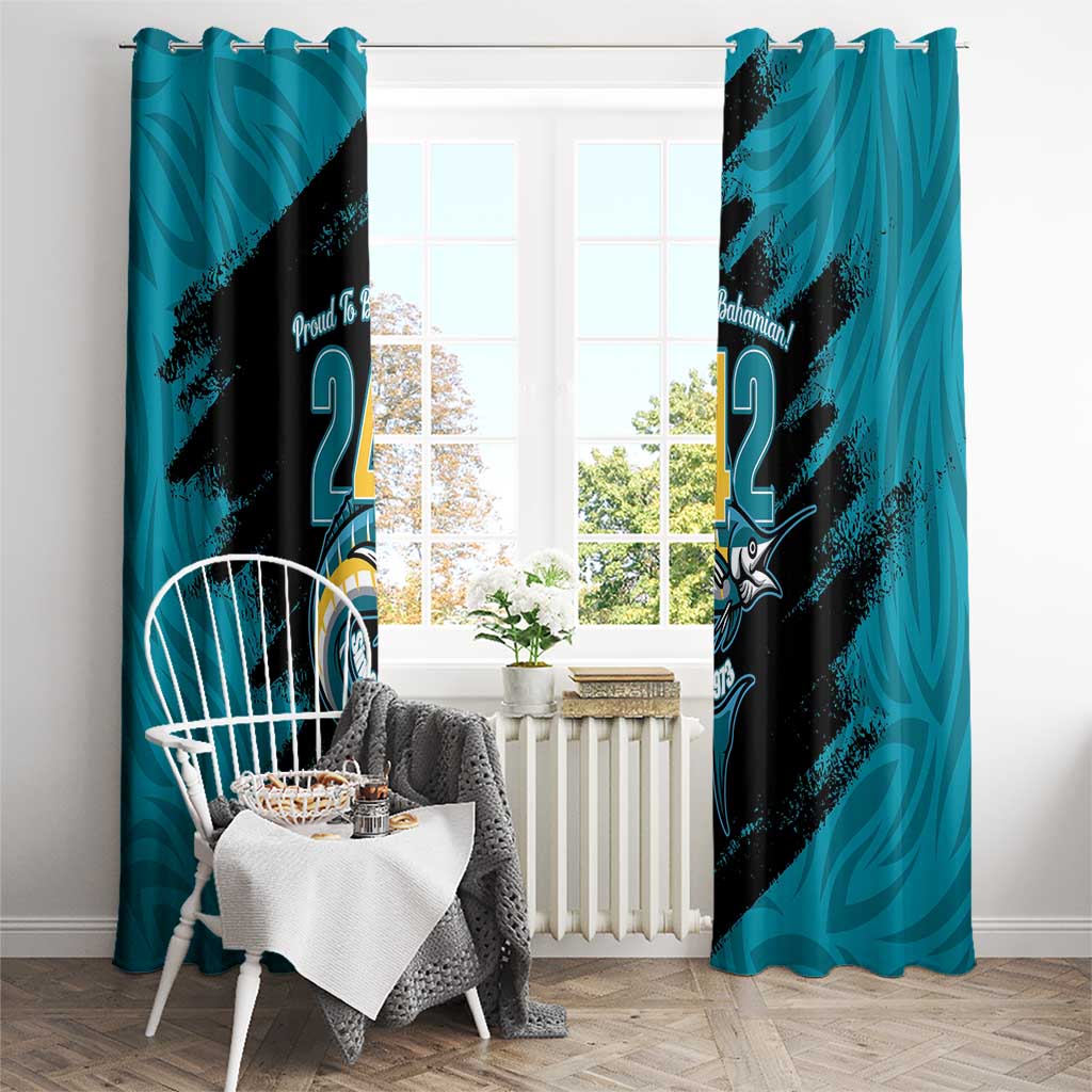 The Bahamas 242 Day Window Curtain Bahamian Independence Anniversary