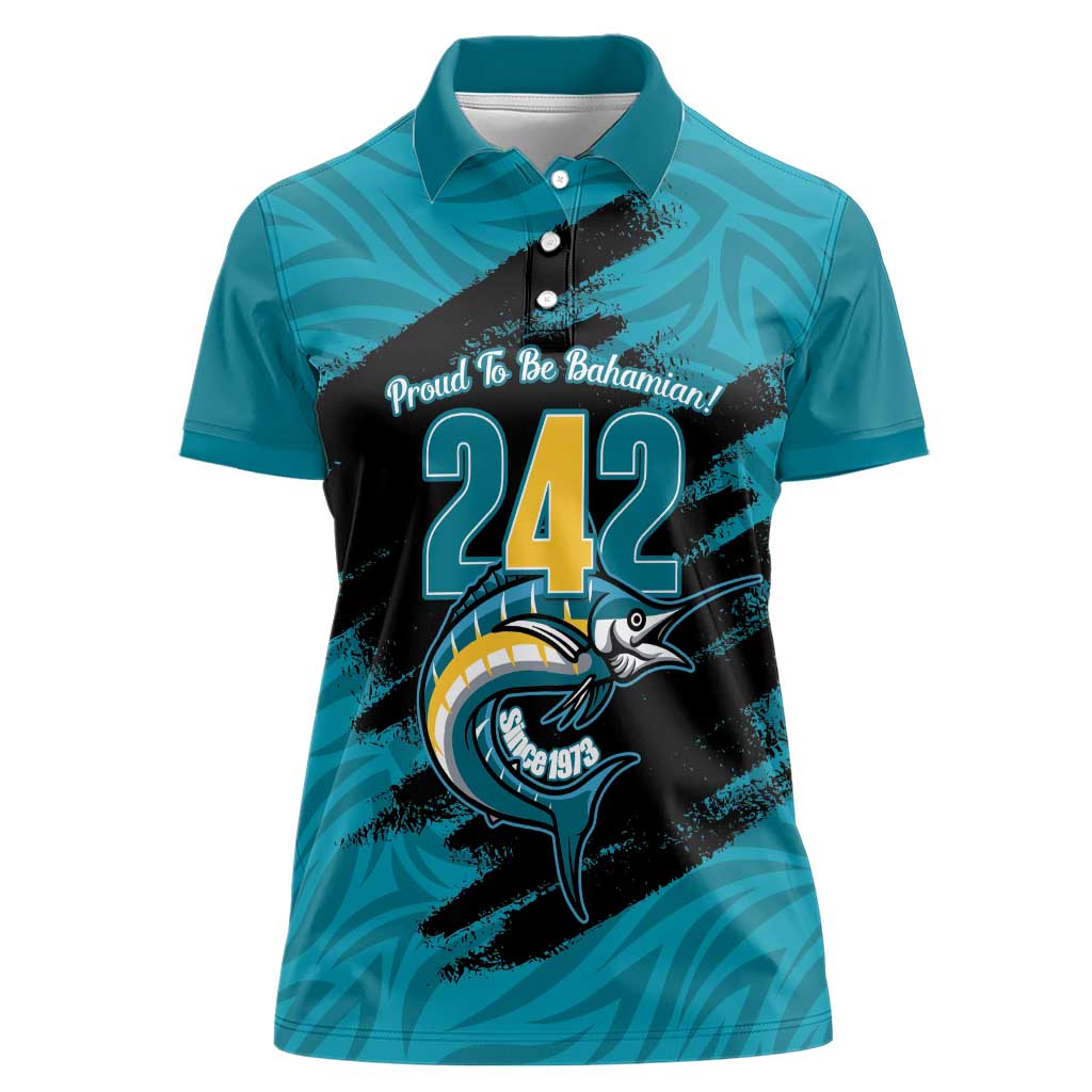 The Bahamas 242 Day Women Polo Shirt Bahamian Independence Anniversary