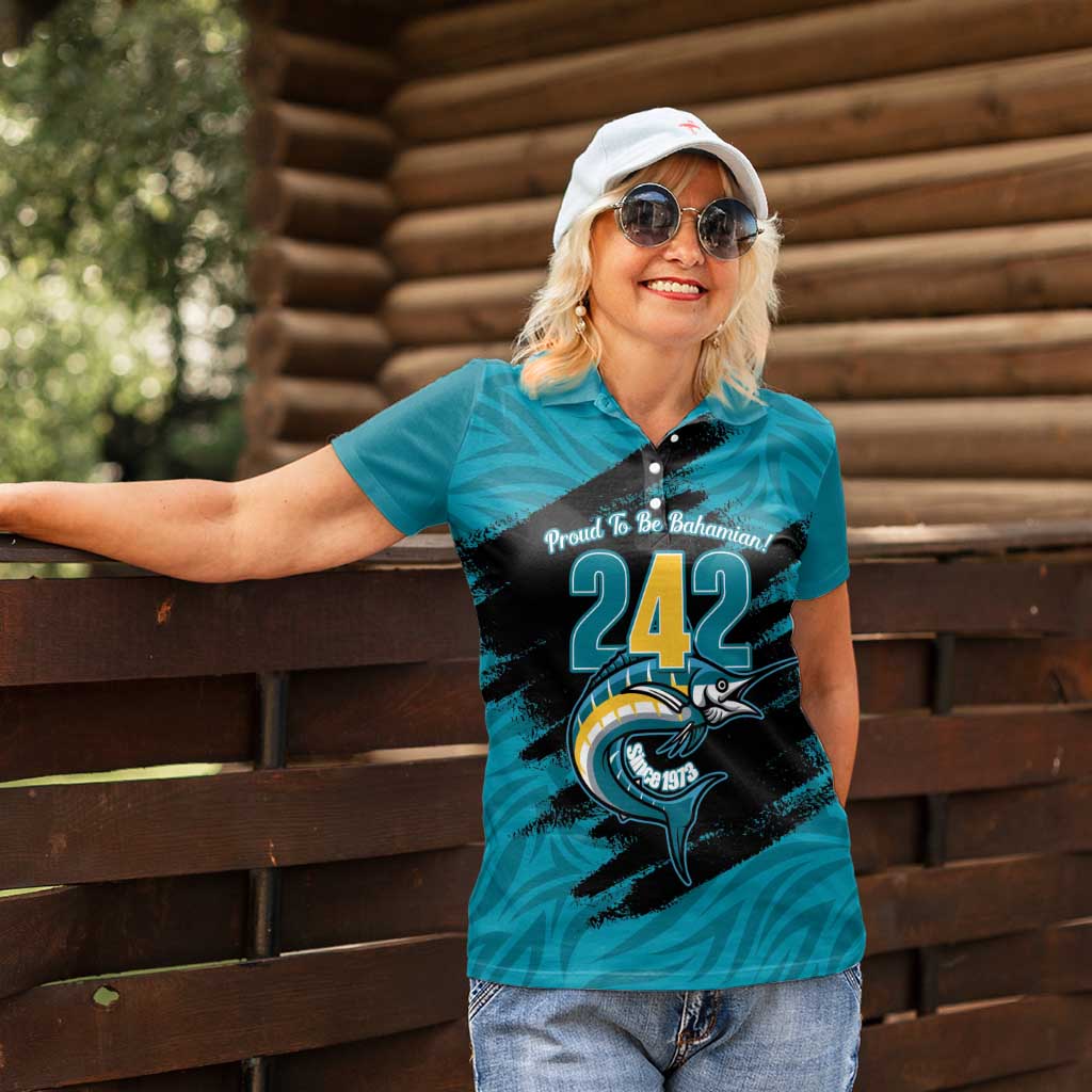 The Bahamas 242 Day Women Polo Shirt Bahamian Independence Anniversary