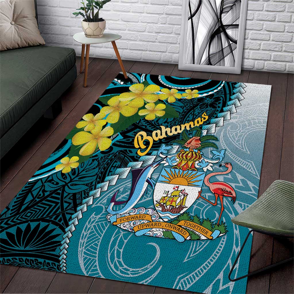 The Bahamas Area Rug Bahamian Buttercup Polynesian Pattern