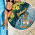 The Bahamas Beach Blanket Bahamian Buttercup Polynesian Pattern