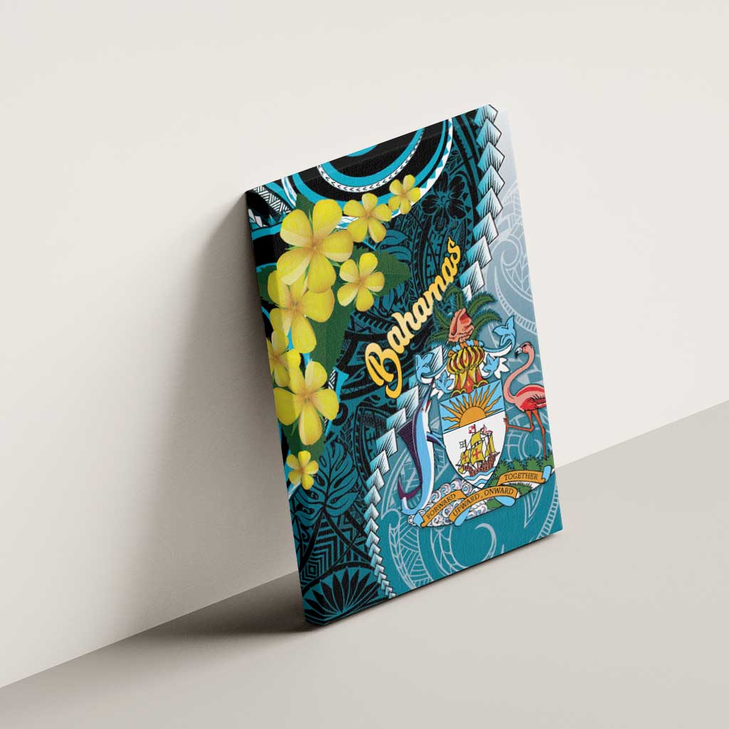 The Bahamas Canvas Wall Art Bahamian Buttercup Polynesian Pattern