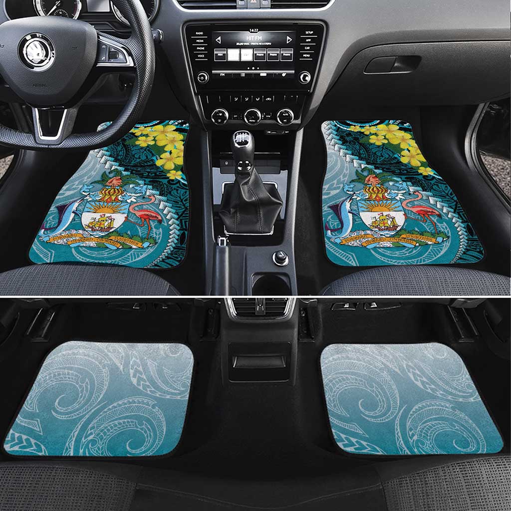 The Bahamas Car Mats Bahamian Buttercup Polynesian Pattern
