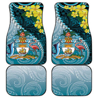 The Bahamas Car Mats Bahamian Buttercup Polynesian Pattern