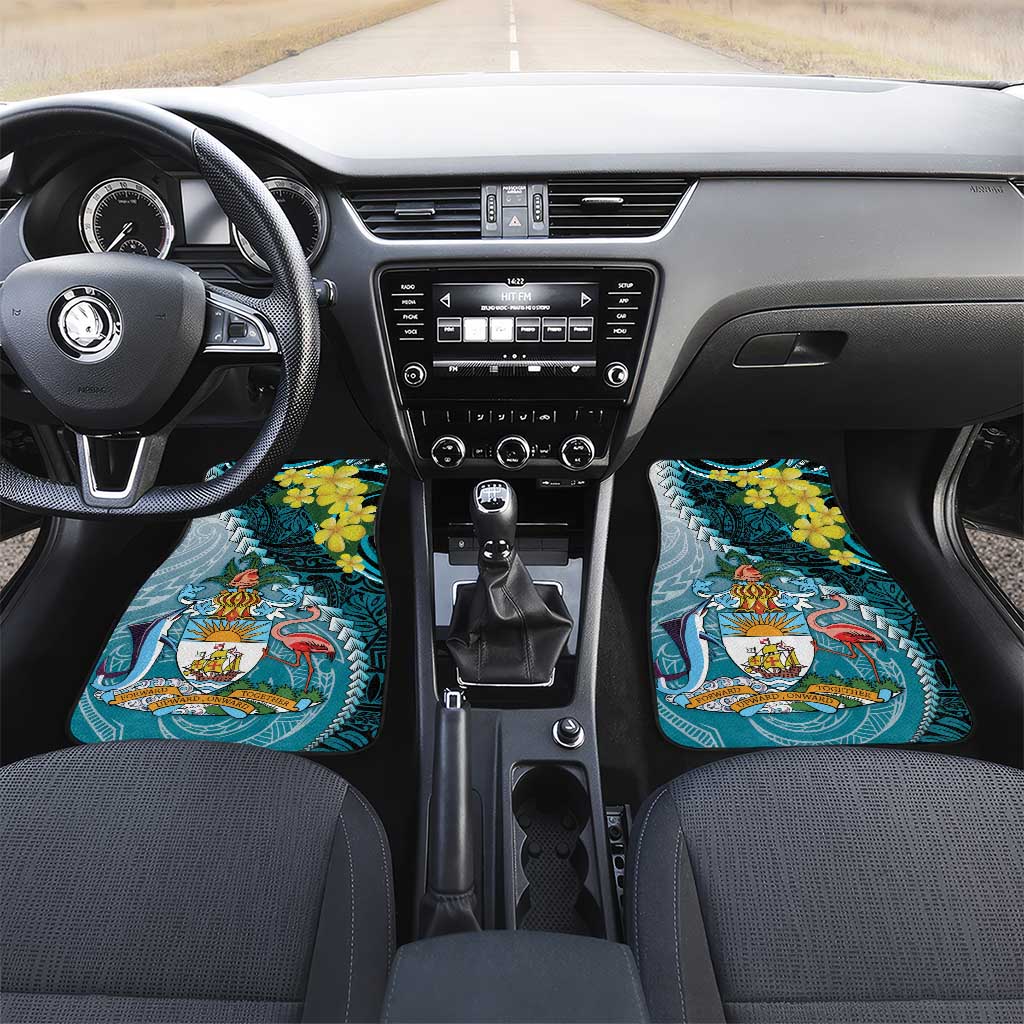 The Bahamas Car Mats Bahamian Buttercup Polynesian Pattern