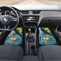 The Bahamas Car Mats Bahamian Buttercup Polynesian Pattern
