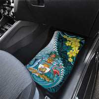 The Bahamas Car Mats Bahamian Buttercup Polynesian Pattern