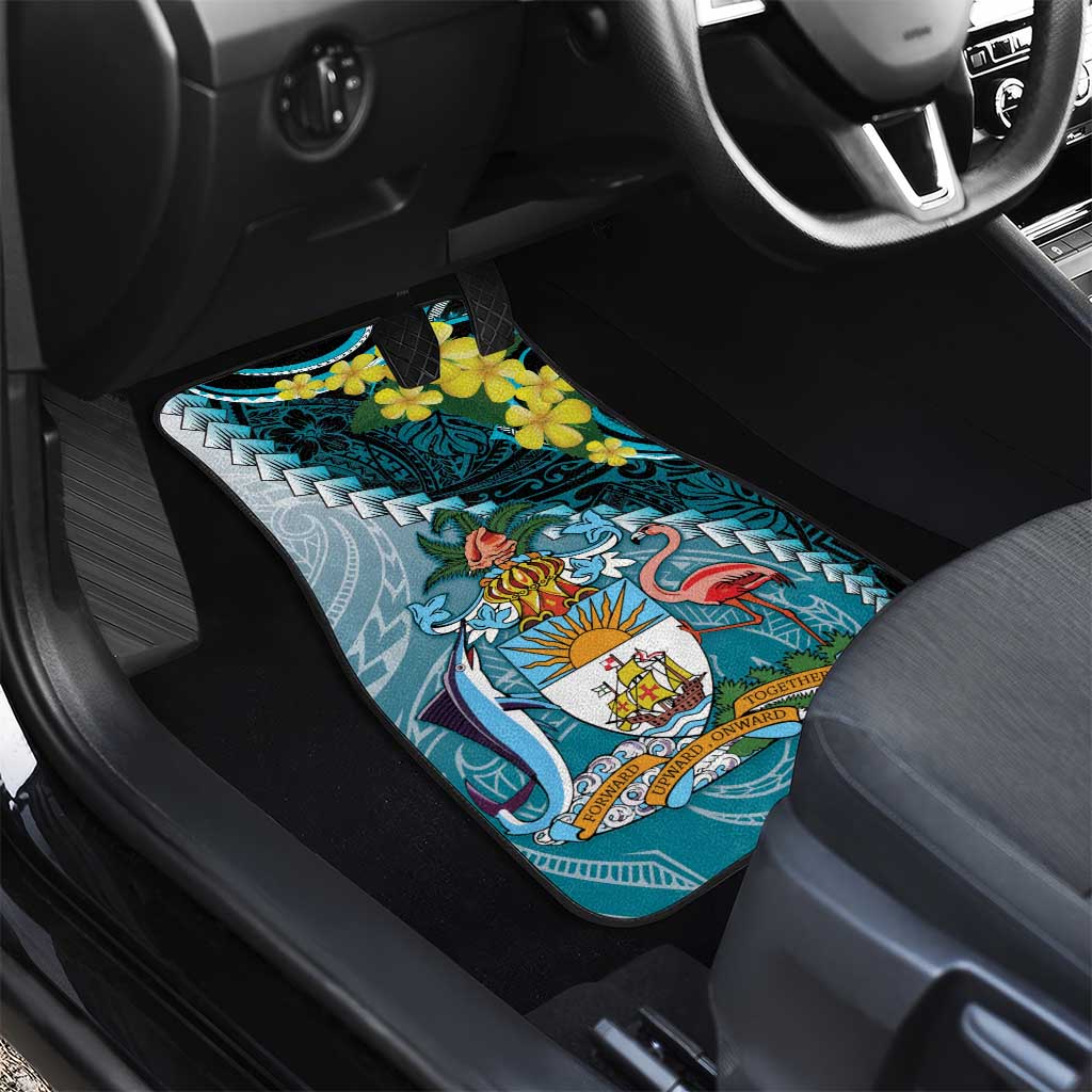 The Bahamas Car Mats Bahamian Buttercup Polynesian Pattern