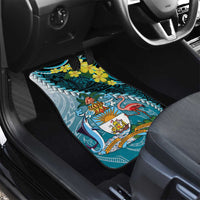The Bahamas Car Mats Bahamian Buttercup Polynesian Pattern