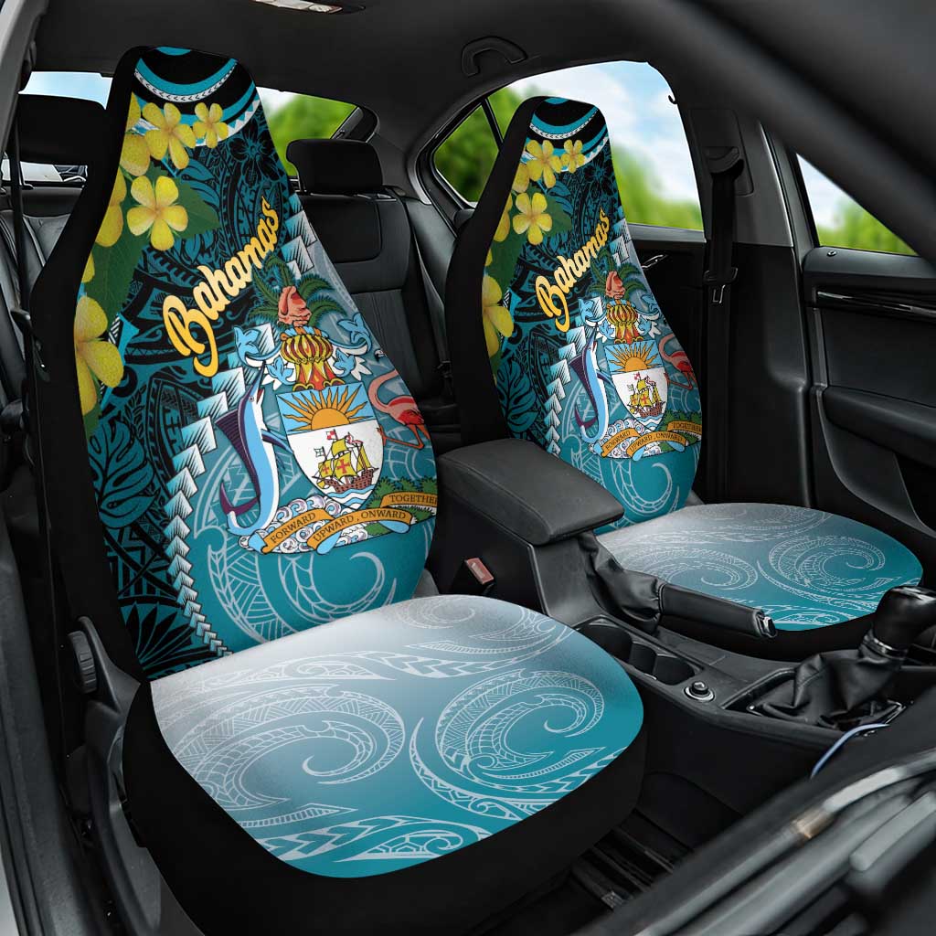 The Bahamas Car Seat Cover Bahamian Buttercup Polynesian Pattern