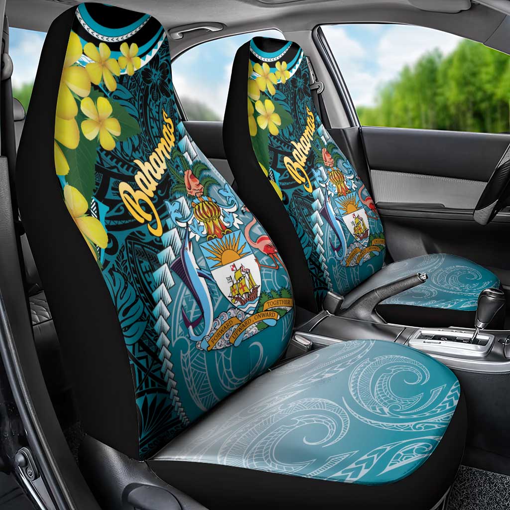 The Bahamas Car Seat Cover Bahamian Buttercup Polynesian Pattern