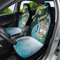 The Bahamas Car Seat Cover Bahamian Buttercup Polynesian Pattern