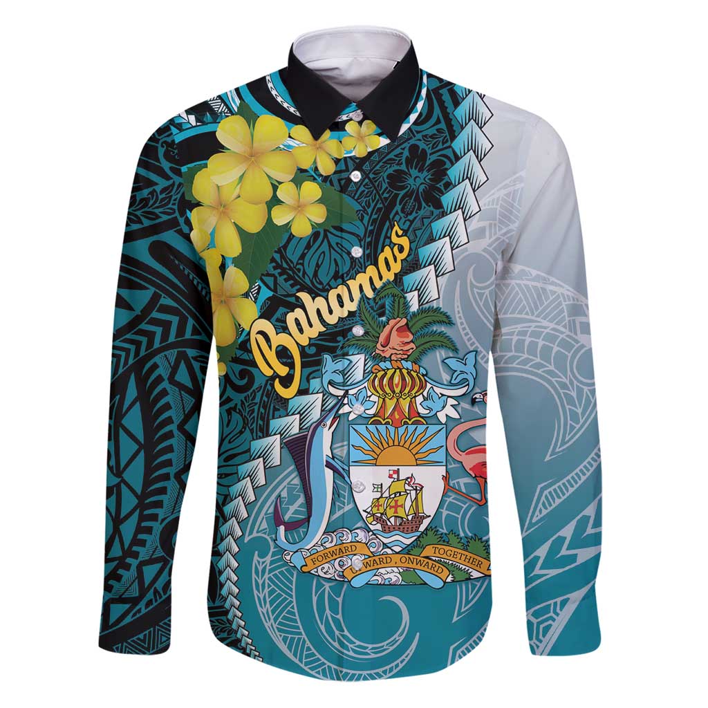 The Bahamas Family Matching Puletasi and Hawaiian Shirt Bahamian Buttercup Polynesian Pattern