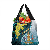 The Bahamas Grocery Bag Bahamian Buttercup Polynesian Pattern