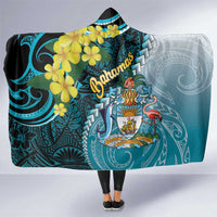The Bahamas Hooded Blanket Bahamian Buttercup Polynesian Pattern