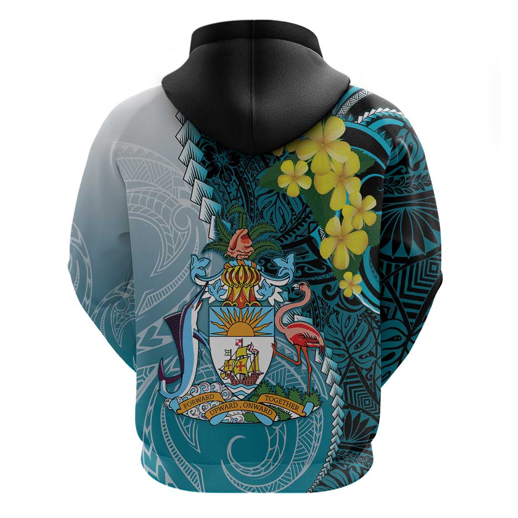The Bahamas Hoodie Bahamian Buttercup Polynesian Pattern