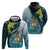 The Bahamas Hoodie Bahamian Buttercup Polynesian Pattern