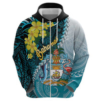 The Bahamas Hoodie Bahamian Buttercup Polynesian Pattern