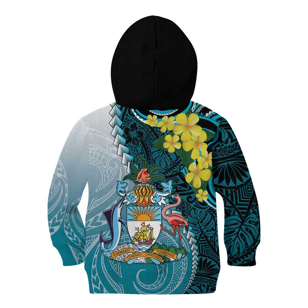 The Bahamas Kid Hoodie Bahamian Buttercup Polynesian Pattern