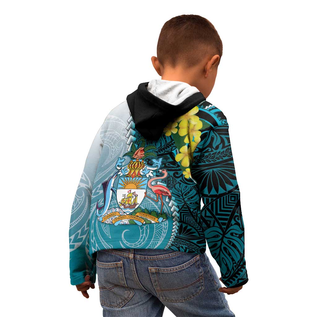 The Bahamas Kid Hoodie Bahamian Buttercup Polynesian Pattern