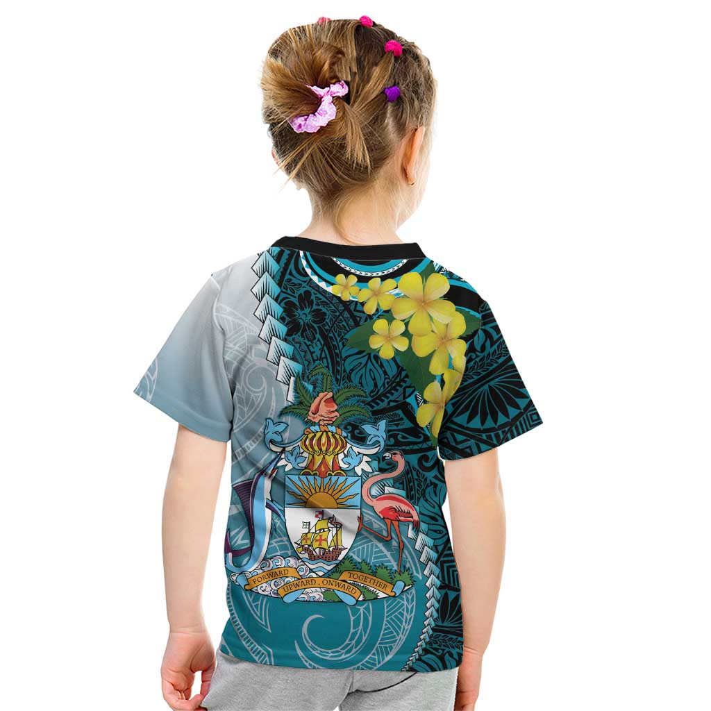 The Bahamas Kid T Shirt Bahamian Buttercup Polynesian Pattern