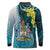 The Bahamas Long Sleeve Polo Shirt Bahamian Buttercup Polynesian Pattern