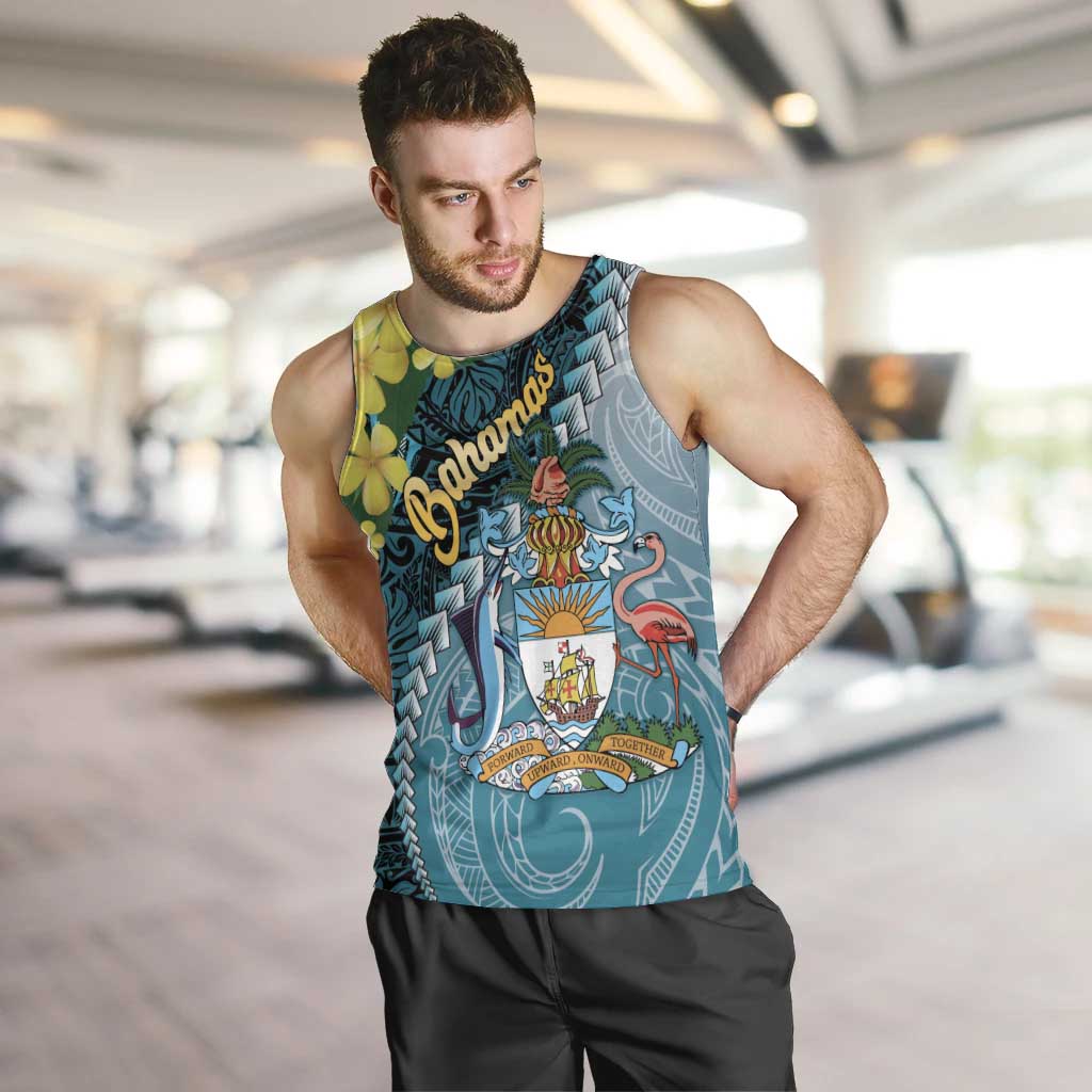 The Bahamas Men Tank Top Bahamian Buttercup Polynesian Pattern