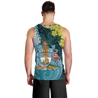The Bahamas Men Tank Top Bahamian Buttercup Polynesian Pattern