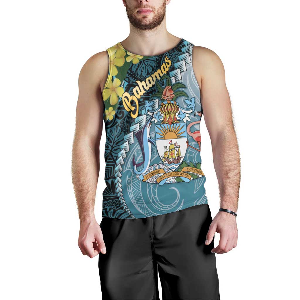 The Bahamas Men Tank Top Bahamian Buttercup Polynesian Pattern