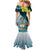 The Bahamas Mermaid Dress Bahamian Buttercup Polynesian Pattern
