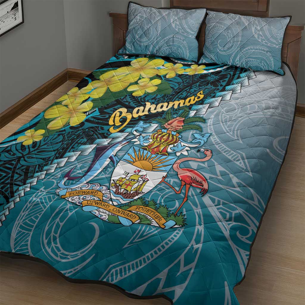 The Bahamas Quilt Bed Set Bahamian Buttercup Polynesian Pattern