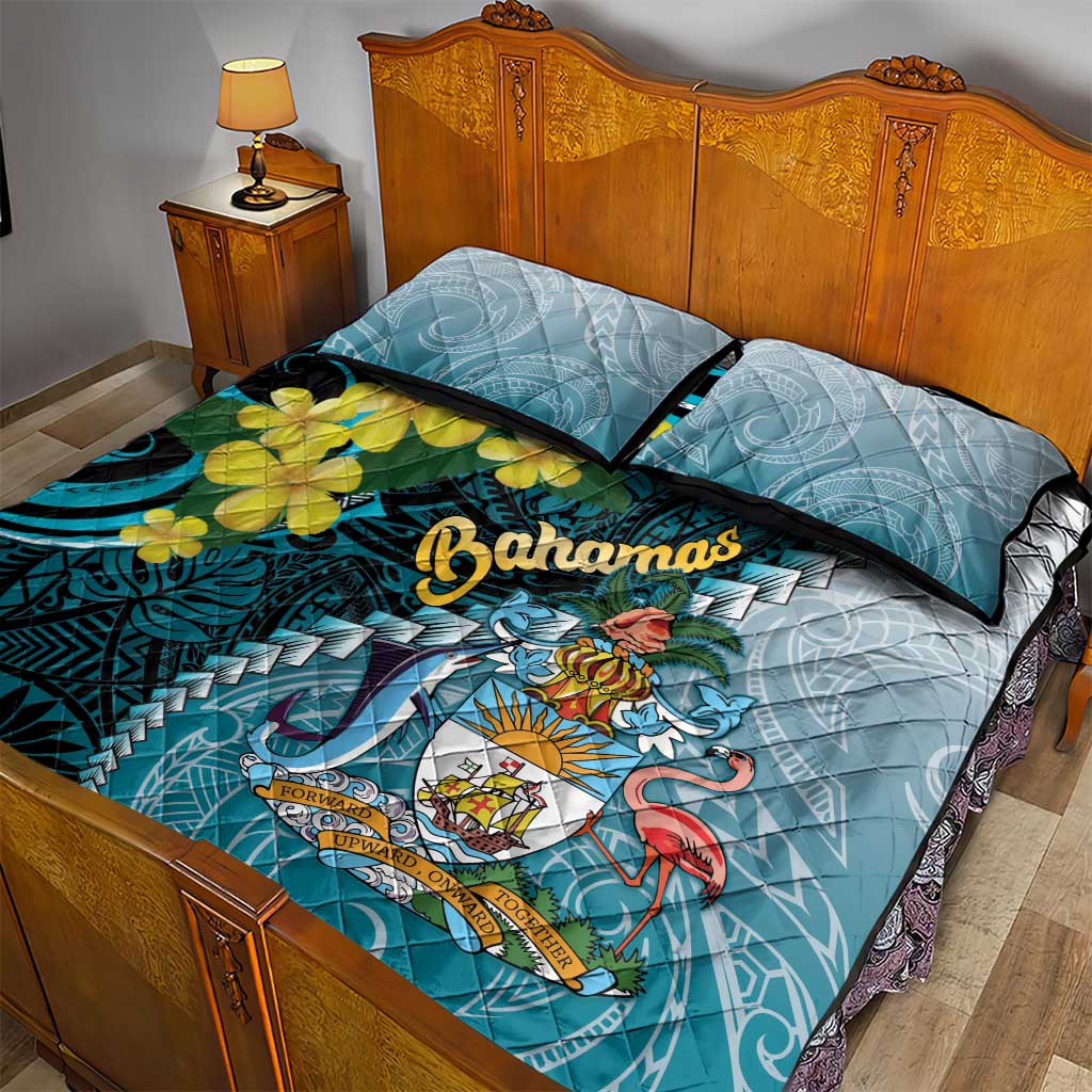 The Bahamas Quilt Bed Set Bahamian Buttercup Polynesian Pattern