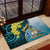 The Bahamas Rubber Doormat Bahamian Buttercup Polynesian Pattern