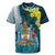 The Bahamas Rugby Jersey Bahamian Buttercup Polynesian Pattern