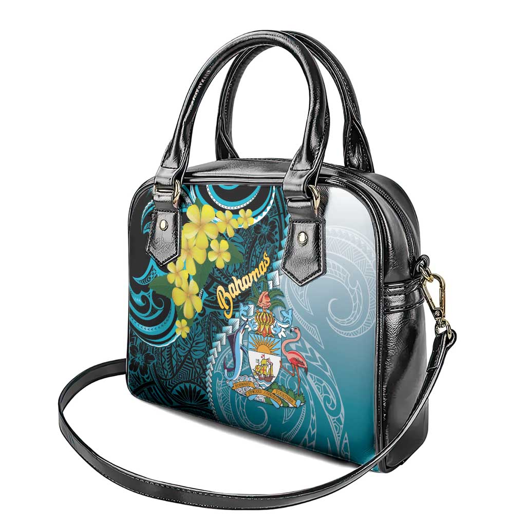 The Bahamas Shoulder Handbag Bahamian Buttercup Polynesian Pattern