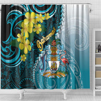 The Bahamas Shower Curtain Bahamian Buttercup Polynesian Pattern