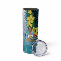 The Bahamas Skinny Tumbler Bahamian Buttercup Polynesian Pattern