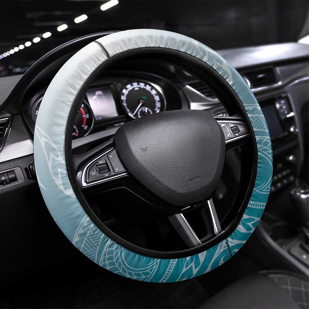 The Bahamas Steering Wheel Cover Bahamian Buttercup Polynesian Pattern