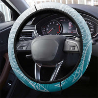 The Bahamas Steering Wheel Cover Bahamian Buttercup Polynesian Pattern